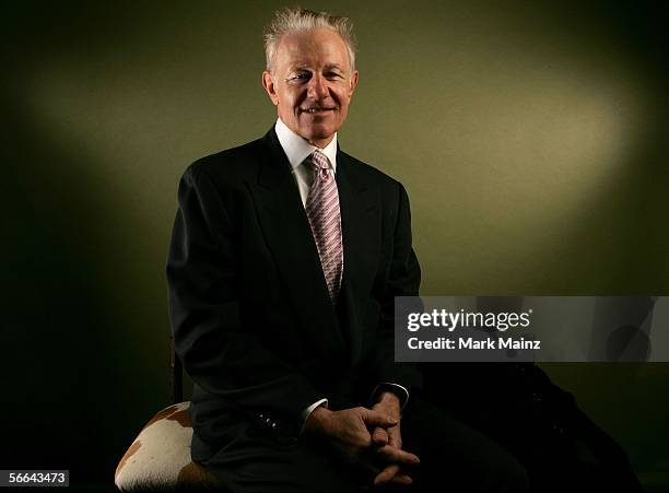 Actor Raymond J. Barry poses for a portrait at the Getty Images Portrait Studio during the 2006 Sundance Film Festival on January 20, 2006 in Park...