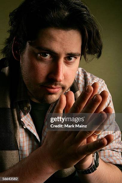 Writer/director Jason Reitman of the film "Thank You For Smoking" poses for a portrait at the Getty Images Portrait Studio during the 2006 Sundance...