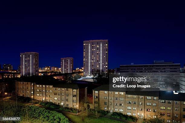 67 Uk High Rise Residential Building Night Stock Photos, High-Res ...