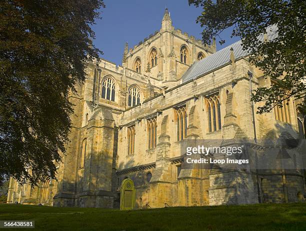 Ripon Cathedral standing on one of the oldest sites of continuous Christian worship in Great Britain.