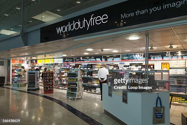 World Duty Free shop at Gatwick airport.
