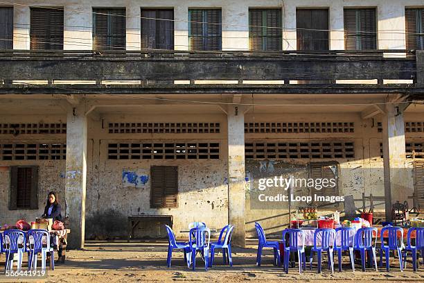 Street restaurant in Kampot.