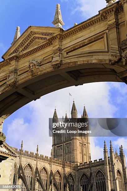 Bath Abbey founded in 1499, on the site of an earlier Norman Cathedral and the original Abbey Church built in the 8th century.