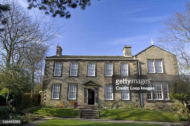 The country parsonage and home of the Bronte family in Haworth.
