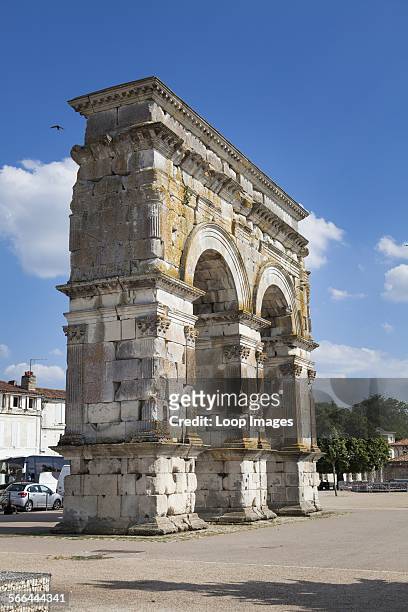 The roman Arch of Germanicus in Saintes in France.