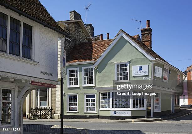 Old houses on Church Street in Saffron Walden.