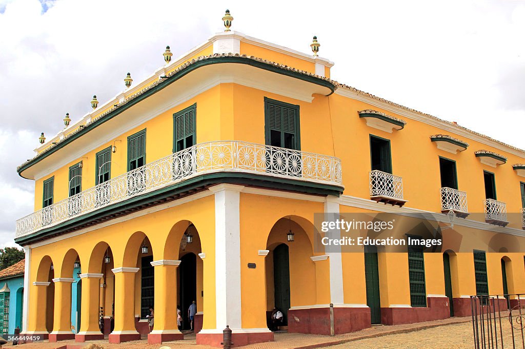 Brunet Palace on the Plaza Mayor Trinidad, Cuba