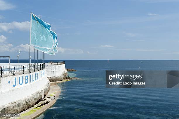 View of the sea from the coast of Penzance.