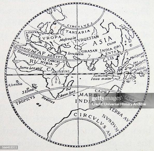 Silver Triangle Map The Silver map of the world. The reverse half, showing the route of ...
