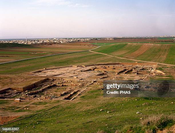 Eastern Mediterranean Civilizations. Ebla. Syrian city of III millennium BC. Capital of the Semitic Kingdom. Panorama, Syria.
