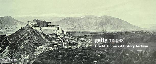 The Potala Palace, Lhasa, winter palace of the Dalai Lama since the 7th century.