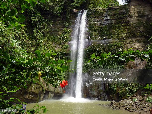 The Madhabkunda waterfall is one of the most attractive tourist attractions in Sylhet, Bangladesh.