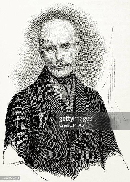 Archduke John of Austria Member of the Habsburg dynasty, an Austrian field marshal and German Imperial regent, Engraving.