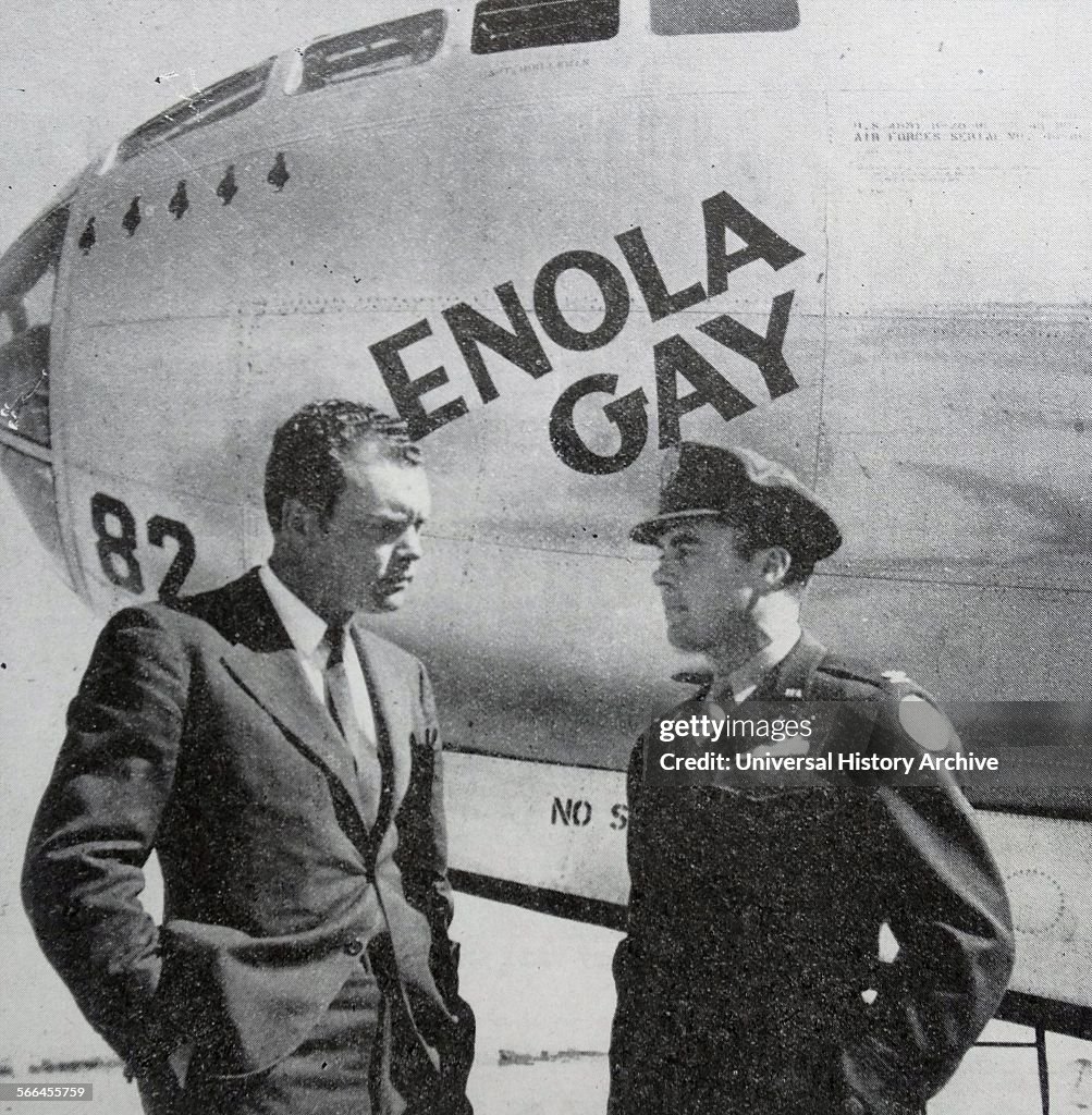 The nose of the "Enola Gay", the B29 Superfortress used to drop the first atom bomb on Hiroshima, in Japan.