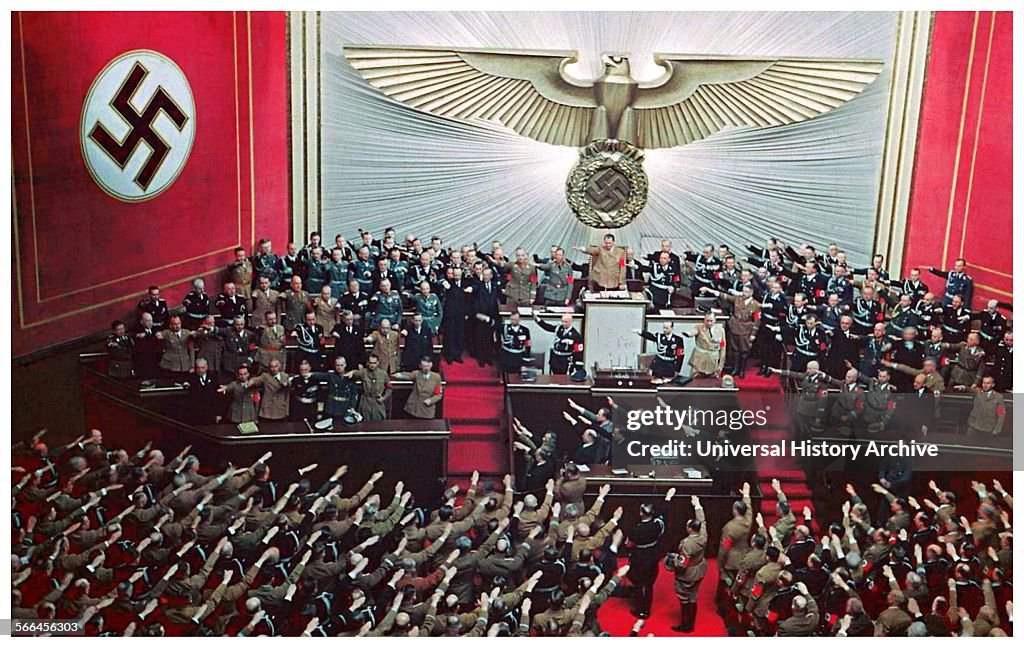 April 28 1939 Hitler Makes An Address To The Reichstag Answering april-28-1939-hitler-makes-an-address-to-the-reichstag-answering
