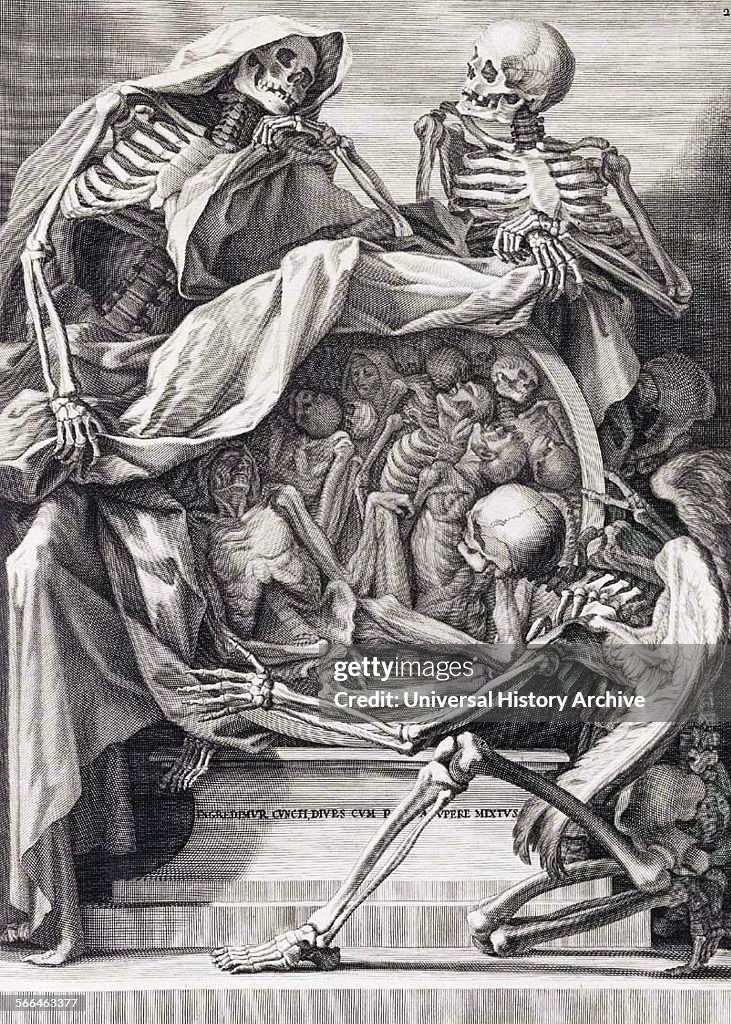 Anatomical study by Bernardino Genga.
