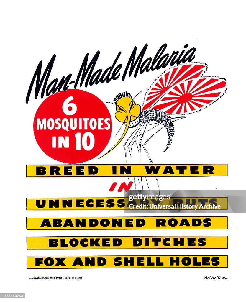 Public Health Poster for Malaria.