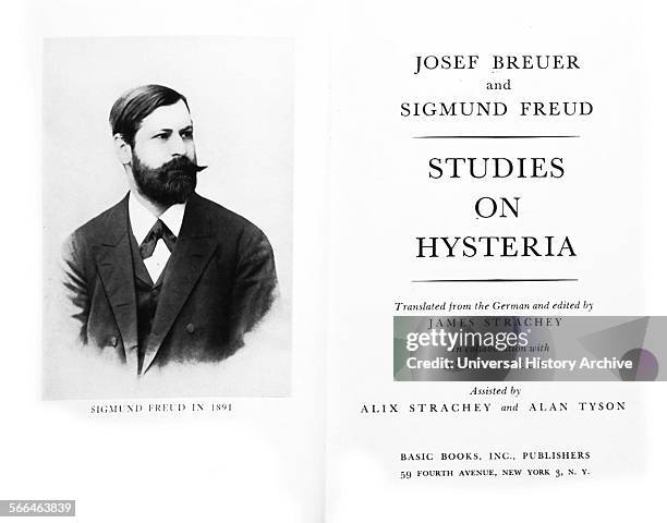 Title page from Joseph Breuer and Sigmund Freud's Studies on Hysteria. Dated 1891.