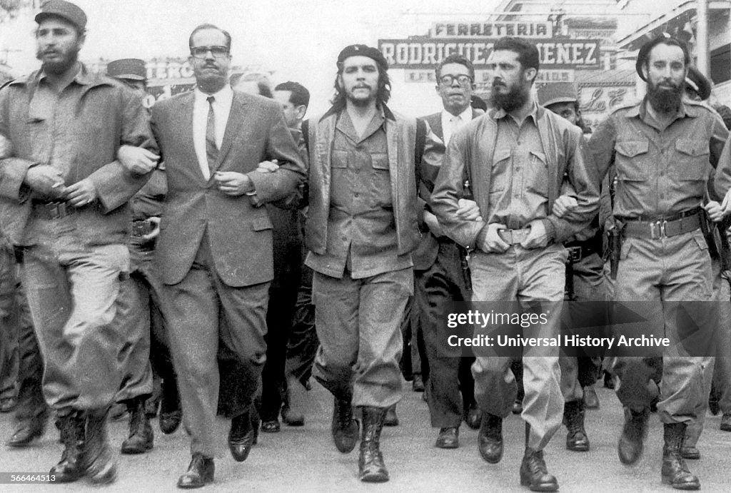 Fidel Castro and Osvaldo Dortic's