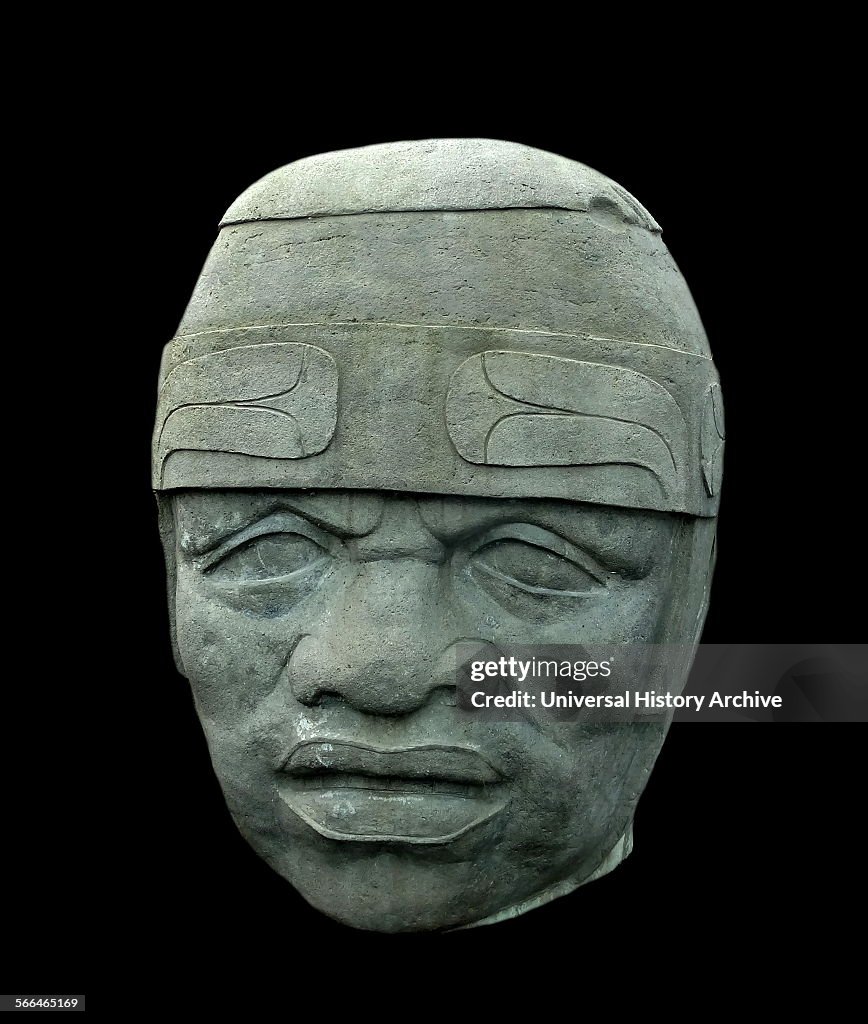 Olmec colossal head No. 8 molding.