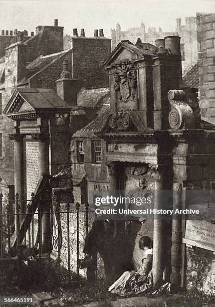 Covenanters Tomb, Greyfriars Churchyard, Edinburgh, c. 1843-1847 photograph by David Octavius Hill and Robert Adamson.