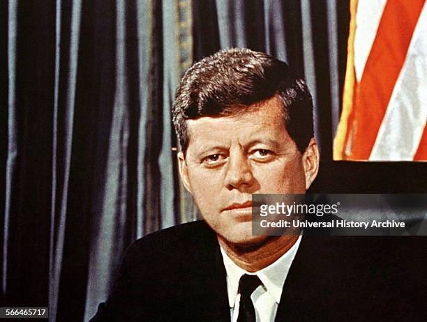 John F Kennedy President of the USA 1961-1963.