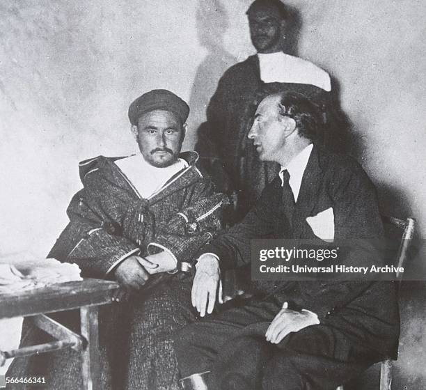 Luis de Oteyza journalist, writer and poet. As Editor of La Libertad, he visited Morocco to meet with Abd el-Krim published his famous article...