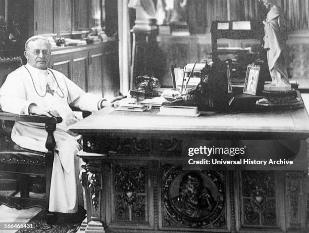 Pope Pius XI, born Ambrogio Damiano Achille Ratti reigned from 6 February 1922 to his death in 1939.