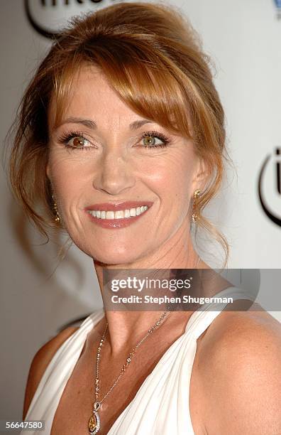 Actress Jane Seymour arrives at the 2006 Producers Guild awards held at the Universal Hilton on January 22, 2006 in Universal City, California.