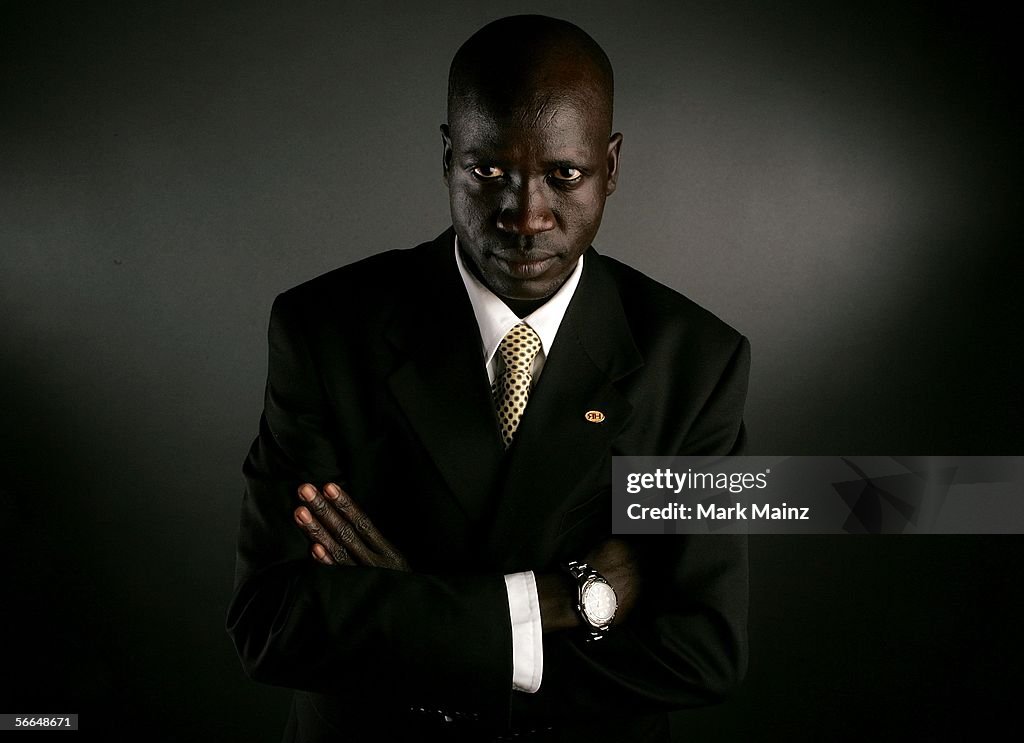 Panther Bior of the film "God Grew Tired Of Us" poses for a portrait