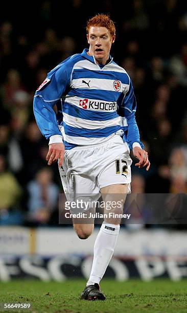 Dave Kitson of Reading in action during the Coca-Cola Championship match between Crystal Palace and Reading at Selhurst Park on January 20, 2006 in...