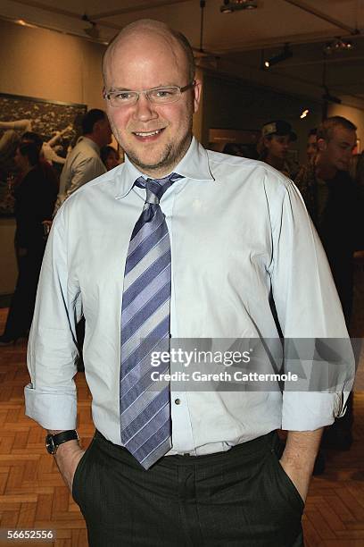 Toby Young attends the Love At First Sight reception and auction at Bonhams on January 23, 2006 in London, England. The event, hosted by Countess...