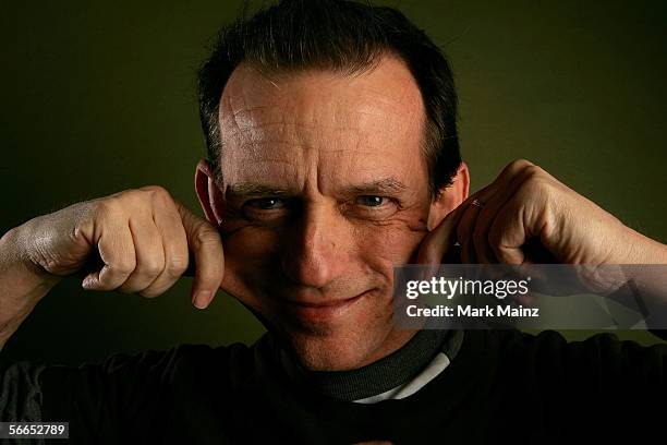 Actor Ezra Buzzington of the film "Art School Confidential" poses for a portrait at the Getty Images Portrait Studio during the 2006 Sundance Film...