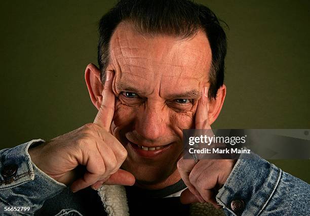 Actor Ezra Buzzington of the film "Art School Confidential" poses for a portrait at the Getty Images Portrait Studio during the 2006 Sundance Film...