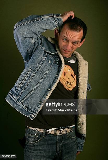 Actor Ezra Buzzington of the film "Art School Confidential" poses for a portrait at the Getty Images Portrait Studio during the 2006 Sundance Film...