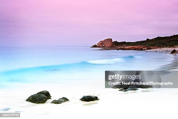 castle rock beach - dunsborough stock pictures, royalty-free photos & images