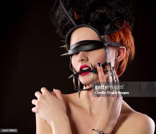 harness - gimp mask stock pictures, royalty-free photos & images