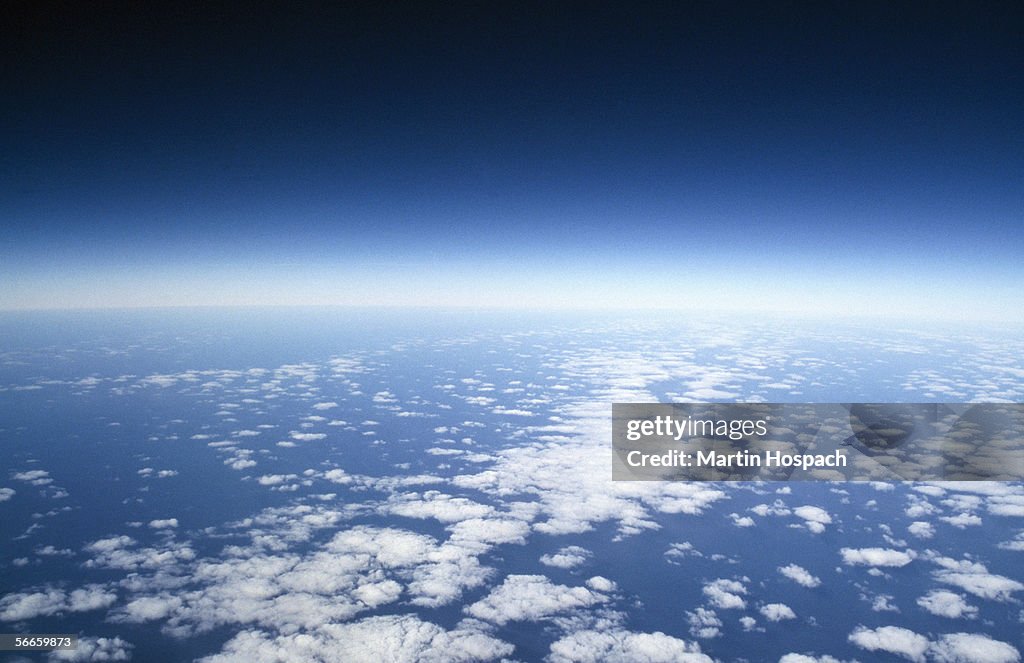 Aerial view of clouds