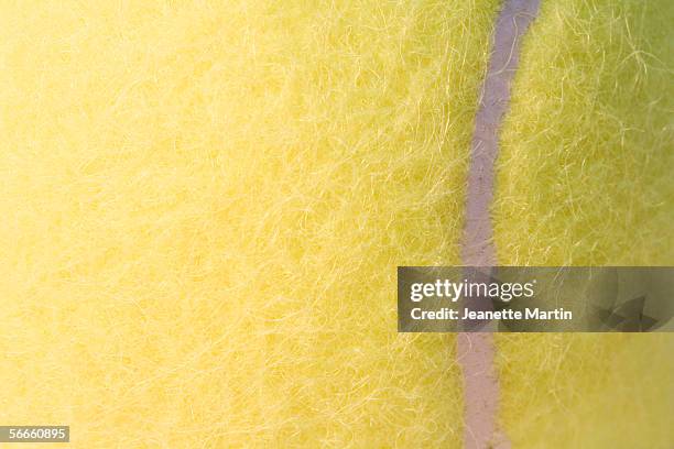 a tennis ball, close up - tennis balls stock pictures, royalty-free photos & images