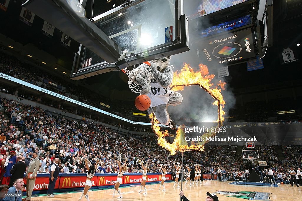 Detroit Pistons v Minnesota Timberwolves