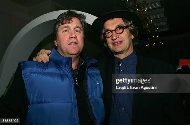 Tom Bernard Co-President Sony Pictures Classics and director Wim Wenders attend the premiere of "Don't Come Knocking" at Eccles Theater during the...