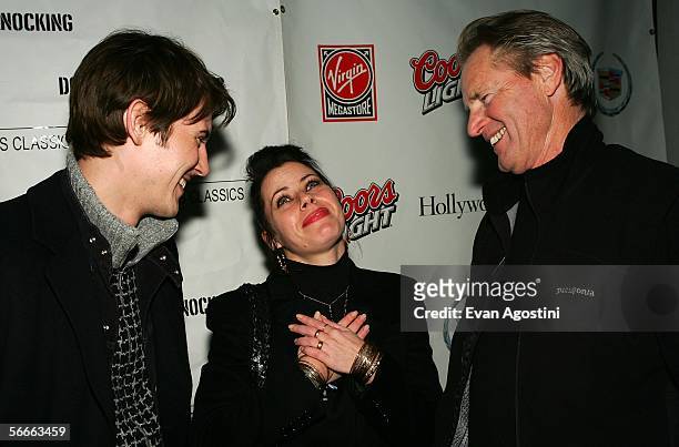 Actors Gabriel Mann, Fairuza Balk and Sam Shepard attend the premiere of "Don't Come Knocking" at Eccles Theater during the 2006 Sundance Film...