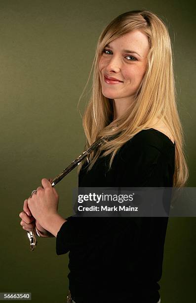 Actress Shauna Macdonald of the film "The Descent" poses for a portrait at the Getty Images Portrait Studio during the 2006 Sundance Film Festival on...