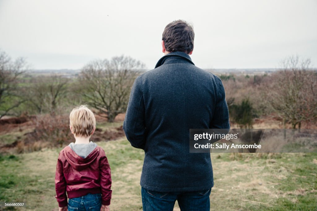 Father and son together