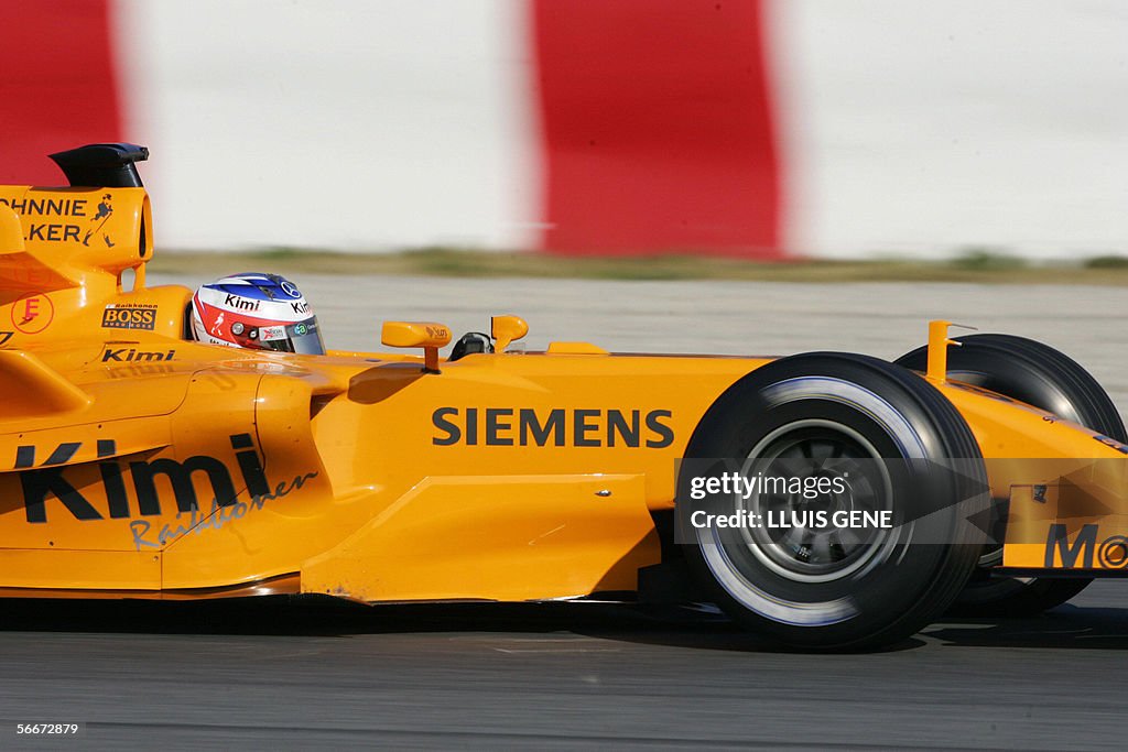 McLaren Formula One driver Finland's Kim