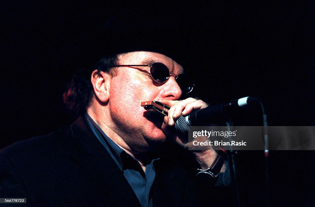 Van Morrison Performing At Ronnie Scotts In London, Britain - 1999