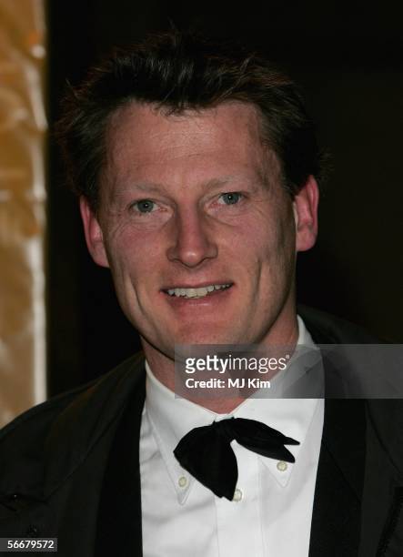 Benedict Allen arrives at the Morgan Stanley Great Britons '05 awards ceremony at the Guildhall on January 26, 2006 in London, England. The second...