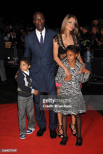 Africa Rising Festival, Royal Albert Hall, London, Britain - 14 Oct 2008, Ozwald Boateng And Wife Gyunel With Children
