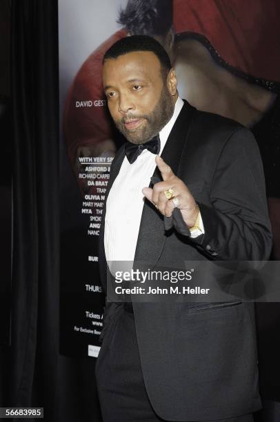 Andre Crouch arrives at the Kodak theater in Hollywood for the "Dionne Warwick: 45th Anniversary Spectacular, produced by David Gest on January 26,...