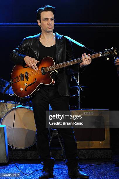 Backbeat' Photo Call, Duke Of York Theatre, London, Britain - 07 Oct 2011, Nick Blood - 'Stuart Sutcliffe'
